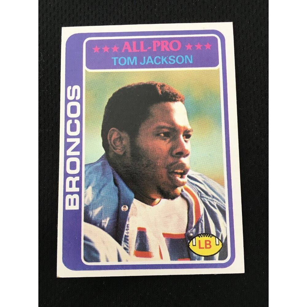 TOM JACKSON ROOKIE 1978 TOPPS DENVER BRONCOS FOOTBALL CARD